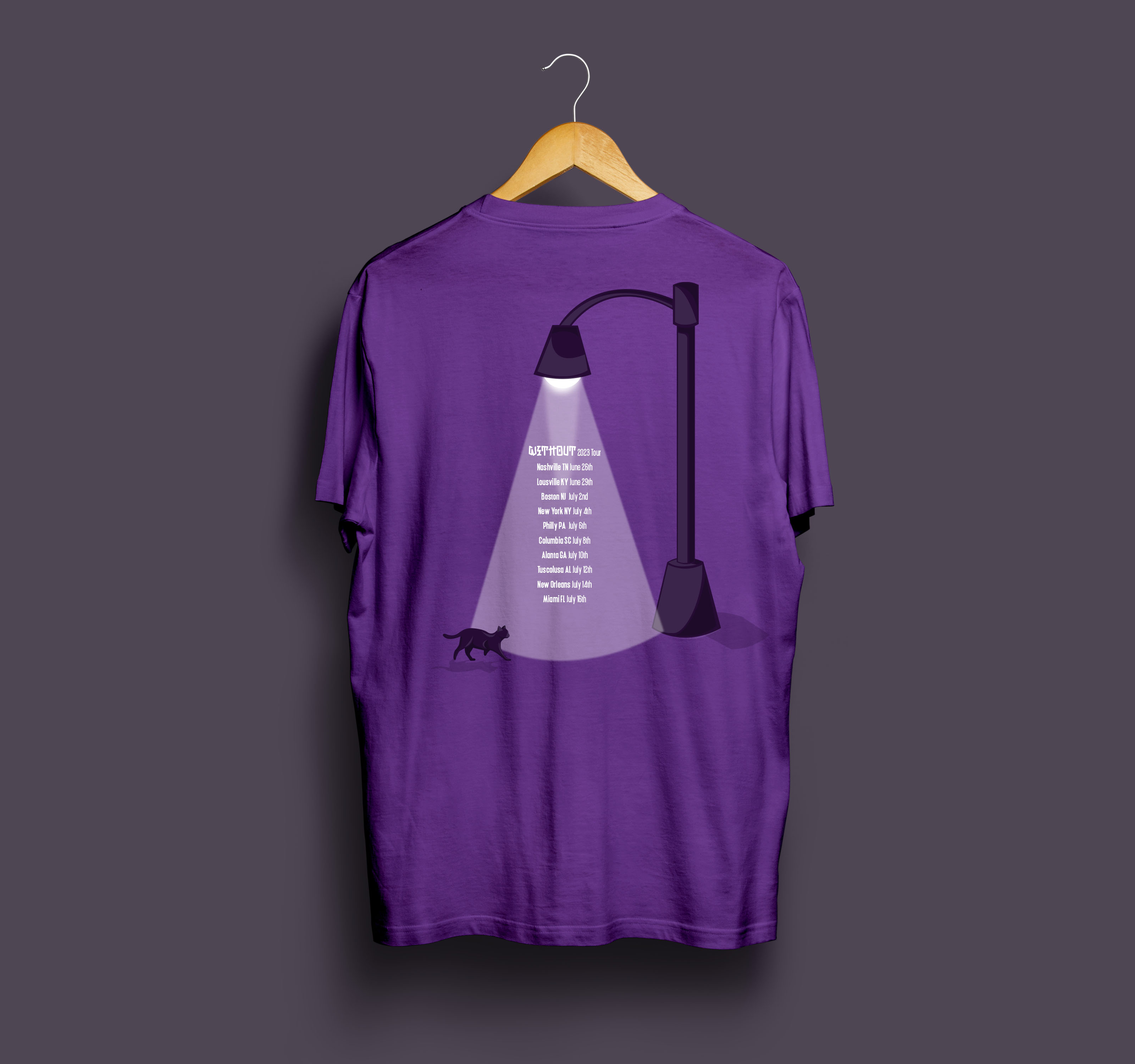 myst without tshirt purple